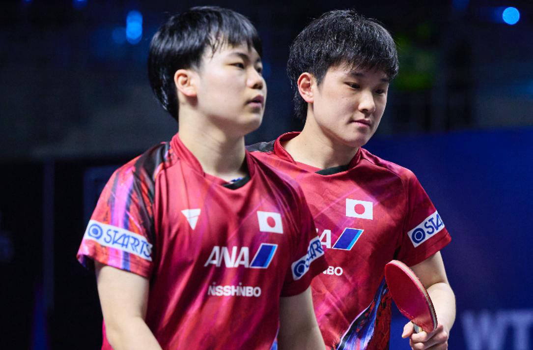 德国乒乓球队力克法国乒乓球队，张本智和爆发神勇